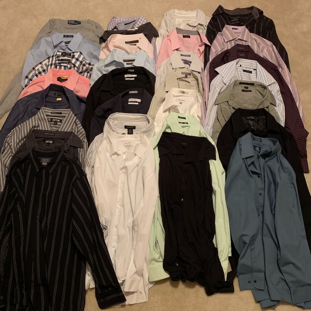 30 men’s shirts